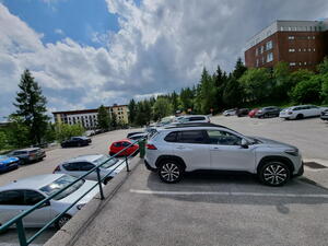 Parkování ve Vysokých Tatrách