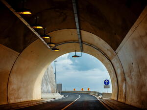 Tunel v Chorvatsku odděluje dvě klimatická pásma
