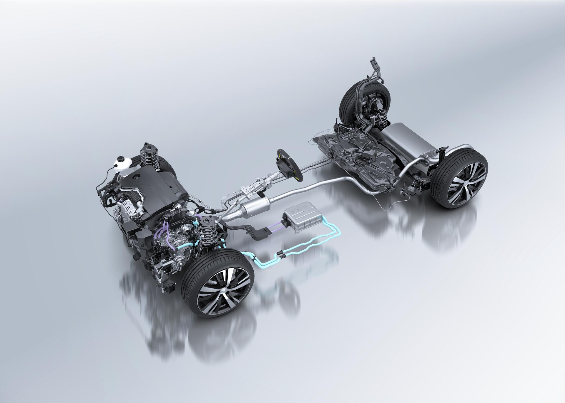 48V hybridní systém Peugeot