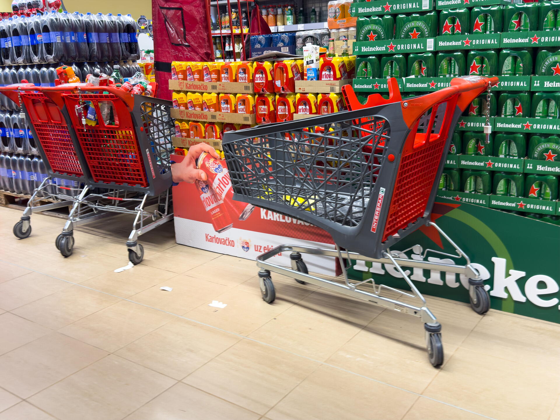 Aktuální ceny potravin v Chorvatsku