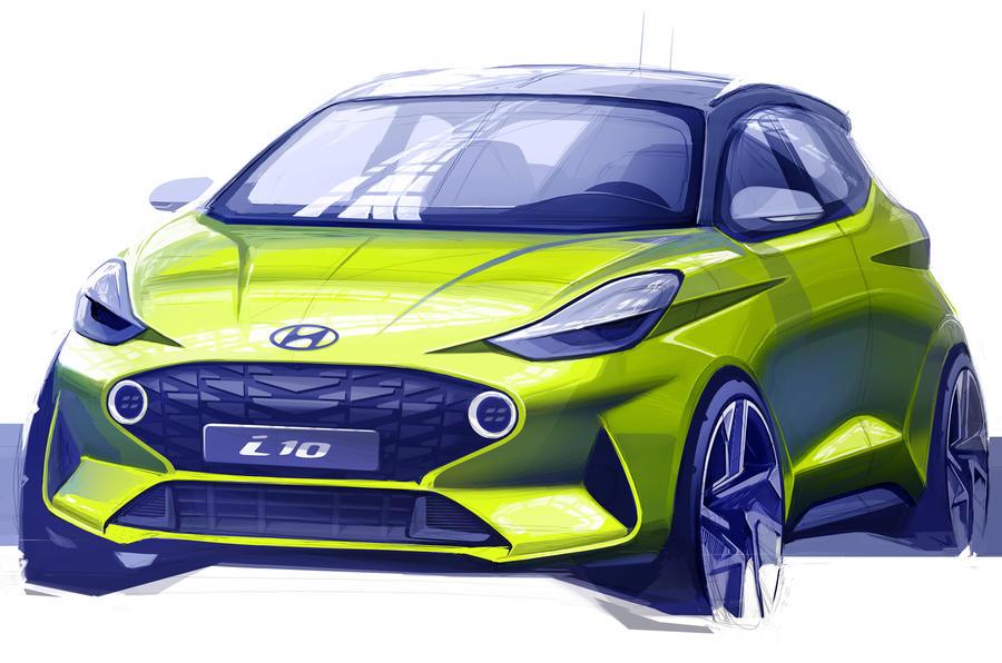 Automobilka zveřejnila skicu konceptu Hyundai i10