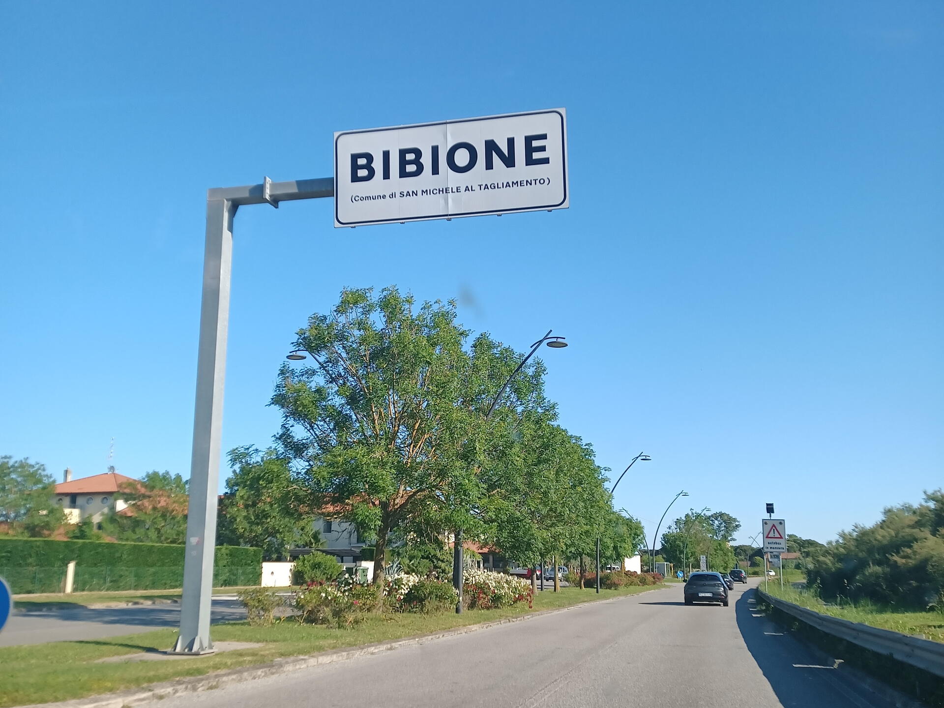 Cesta autem do Bibione a tipy