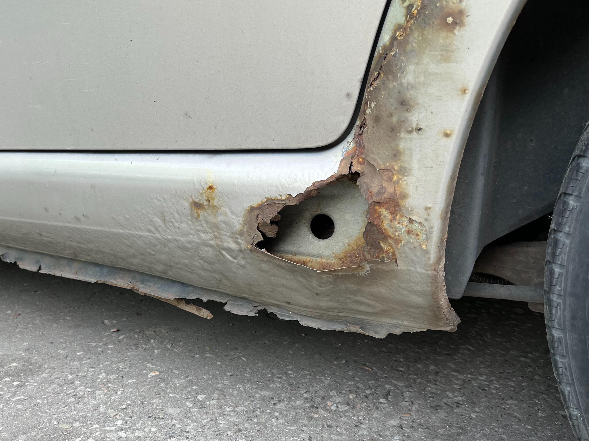 Koroze karoserie auta