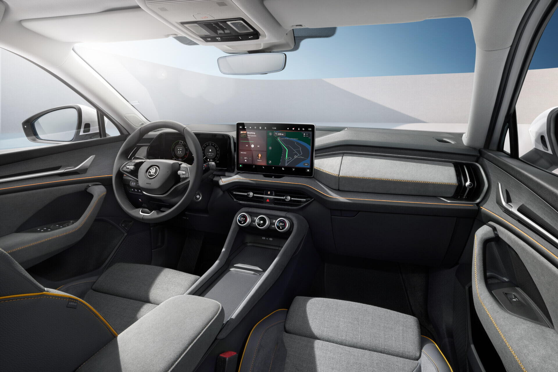 Nová Škoda Kodiaq a ovládání klimatizace