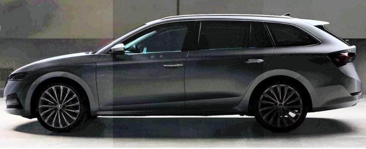 Nová Škoda Octavia Combi kompletně bez maskování. Únik prozrazuje, jak bude vypadat