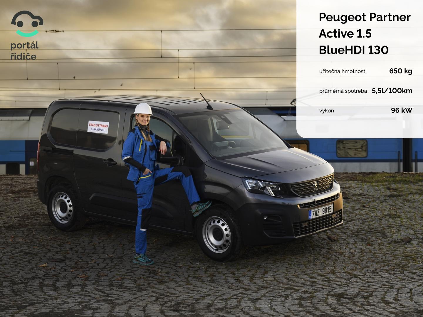 Peugeot Partner v redakčním testu Portálu řidiče