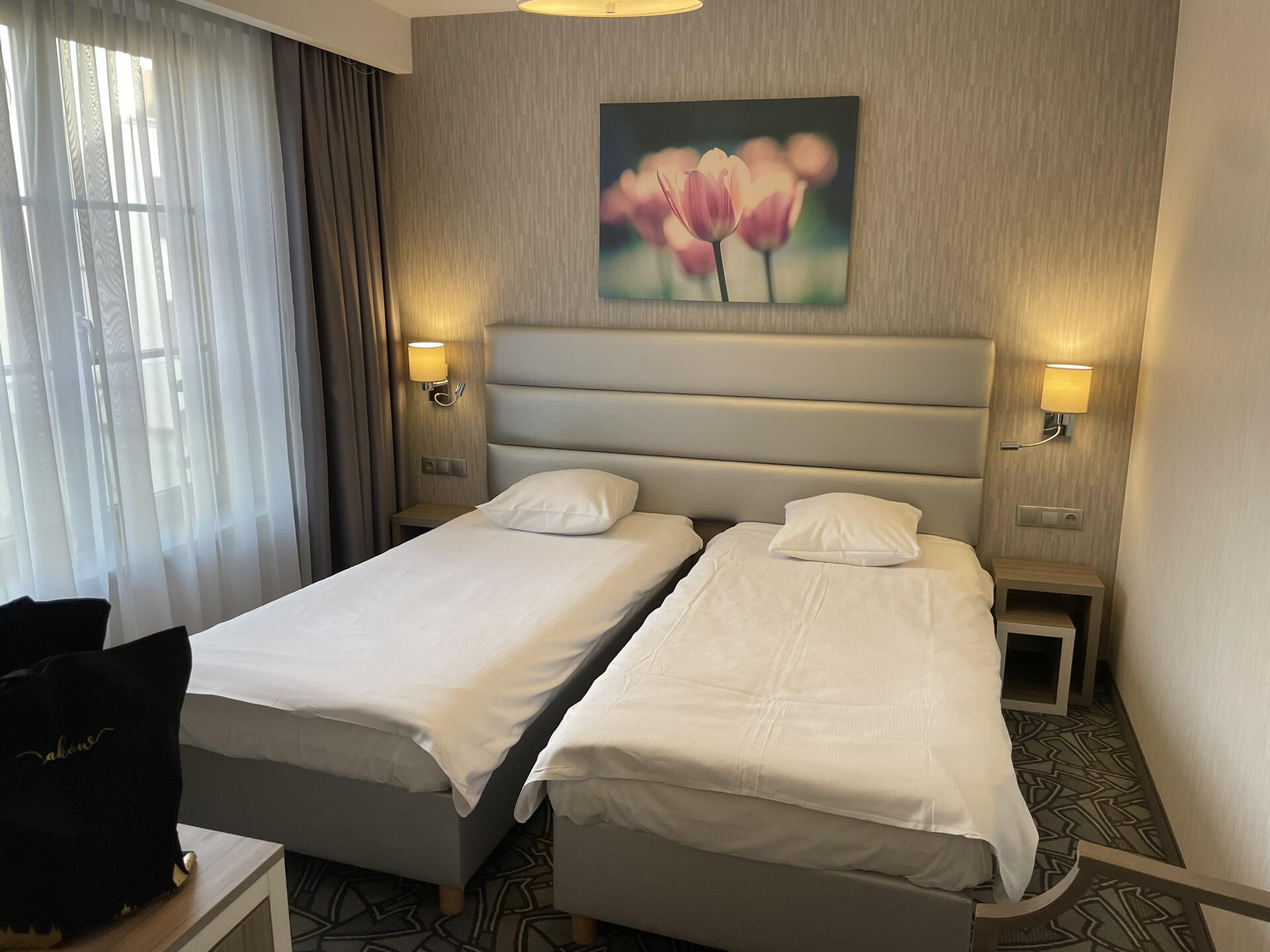 Pokoj hotelu - ložnice