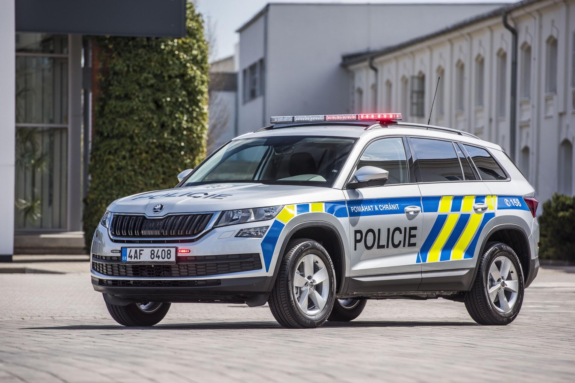 Policejní Škoda Kodiaq