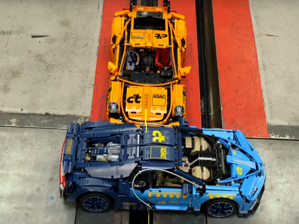 VIDEO: Bugatti Chiron a Porsche 911 v netradičním crashtestu