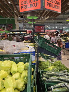 Aktuální ceny potravin v Chorvatsku - papriky