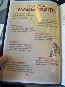 Aktuální ceny restaurace Korallo Pizza