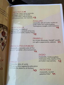 Aktuální ceny restaurace Korallo Pizza