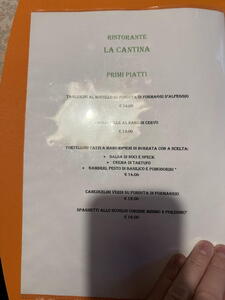 Aktuální ceny restaurace La Cantina