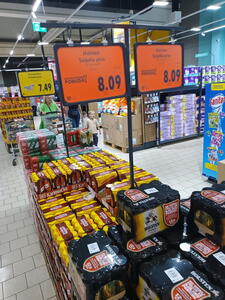 Aktuální ceny v obchodech v Chorvatsku v květnu