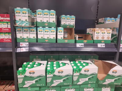 Aktuální ceny v obchodech v Chorvatsku v květnu