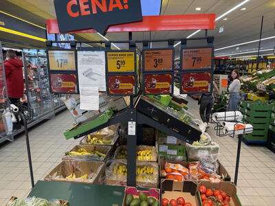 Aktuální ceny v polské Biedronce