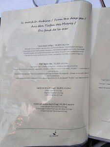 Aktuální ceny v restauracích v Chorvatsku k 18.6.