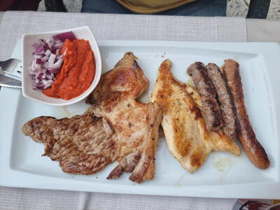 Aktuální ceny v restauracích v Chorvatsku k 18.6.