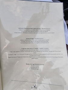 Aktuální ceny v restauracích v Chorvatsku k 18.6.