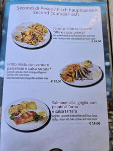 Aktuální ceny v restauracích v Itálii