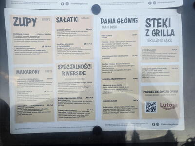 Aktuální nabídka v restauraci v Gdaňsku