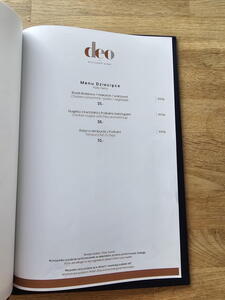Aktuální nabídka v restauraci v Gdaňsku