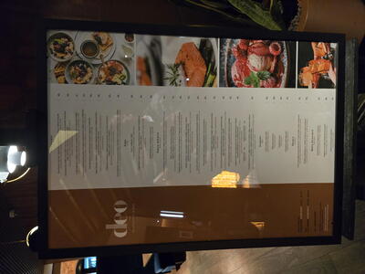 Aktuální nabídka v restauraci v Gdaňsku