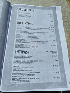Aktuální nabídky a ceny v italských restauracích