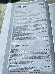 Aktuální nabídky a ceny v italských restauracích
