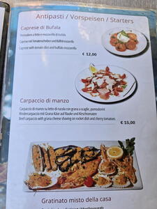 Aktuální nabídky a ceny v italských restauracích