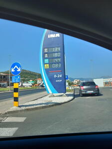 Cena paliv v Chorvatsku v Trogiru