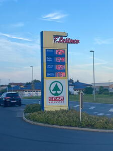 Cena paliv v Rakousku v Grazu