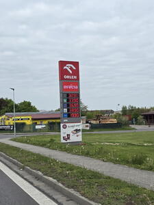 Ceny paliv po cestě do Itálie