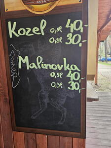 Ceny v autokempu Klůček