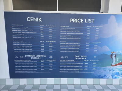 Ceny ve slovinském aquaparku Aqualuna