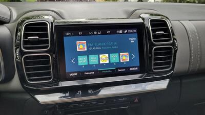 Citroen C5 Aircross hybrid - interiér