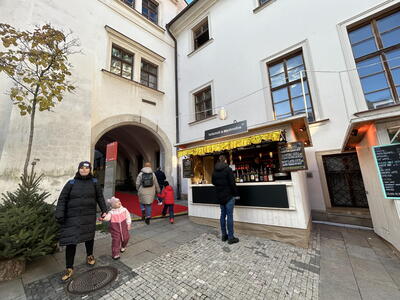 Gourmet trhy na nádvoří Staré radnice