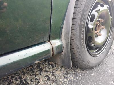 Koroze (rez) u testovaného vozu Škoda Fabia 1.4 MPI