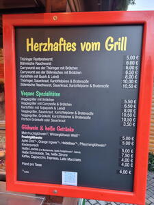 Nabídka dobrot z grilu