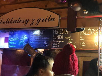 Nabídka jídel z grilu