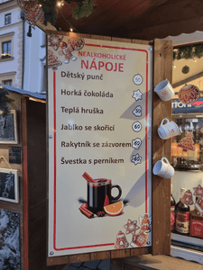 Nabídka nealkoholických nápojů