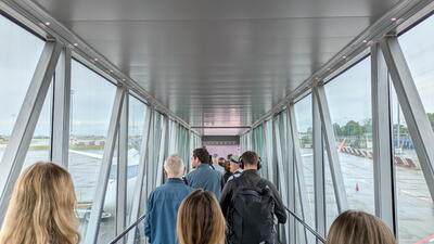Nástup do letadla