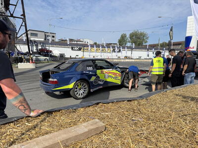 Nehoda Jana Konečného z týmu JEŽ& DRIFT Team
