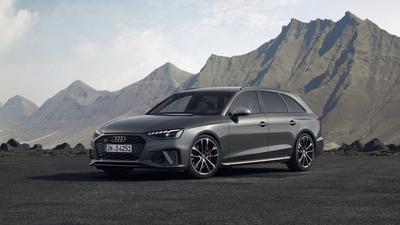 Nový vůz Audi A4 v šedém laku