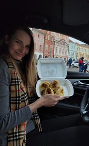 Oběd z restaurace Veselka