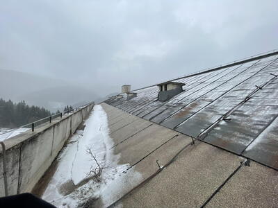Opuštěné lyžařské středisko Vidra