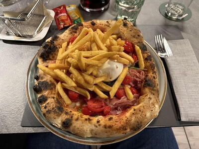 Pizza s hranolkami