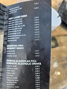 Plážový bar v Chorvatsku