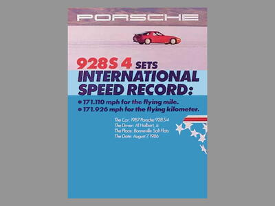 Porsche 928 S4 překonalo rekord na solných pláních v Bonneville 
