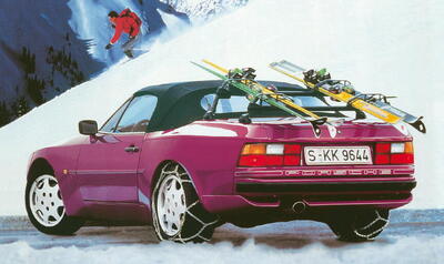 Porsche 944 Cabriolet s originálním příslušenstvím